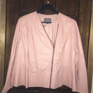 Pink Leather Jacket